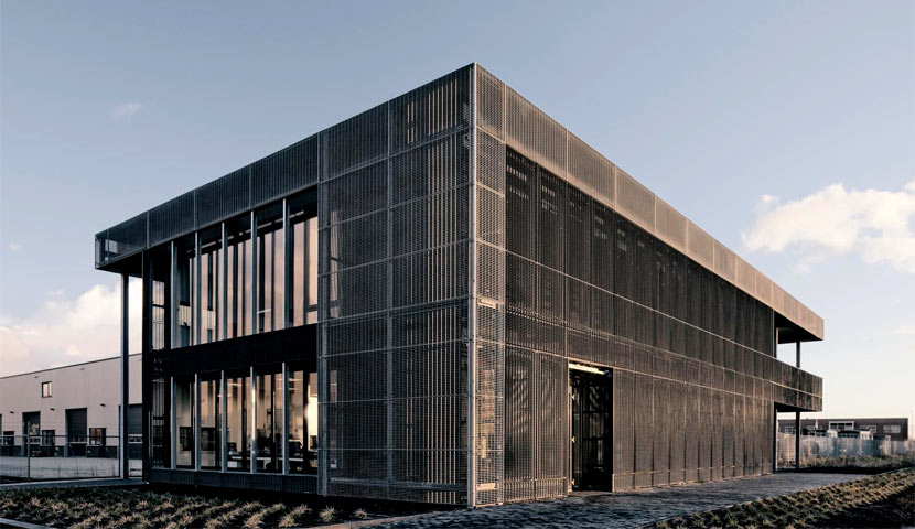 طراحی نمای استیل تجاری
