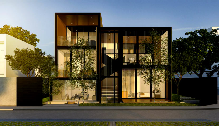 طراحی ویلای مدرن