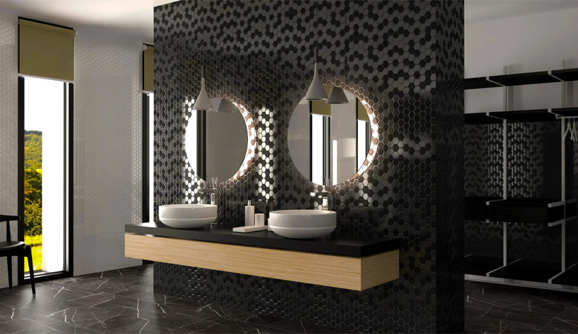 کاشی شیشه ای 
