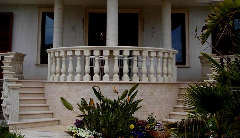 نرده سنگی در معماری