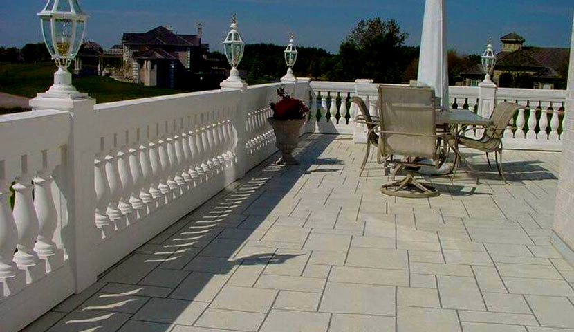 نرده سنگی در معماری